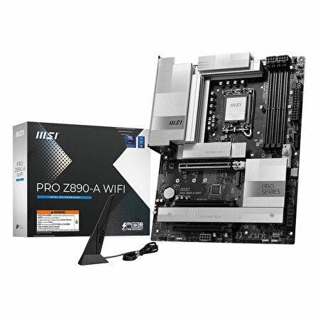 MSI Pro Z890-A WiFi DDR5 (9200MHz)OC M.2 HDMI/USB-C PCIe 5.0 1851P ATX Anakart