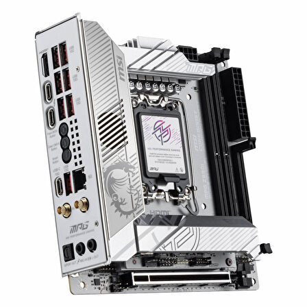 MSI MPG Z890I Edge Ti WiFi DDR5 (8600MHz)OC M.2 HDMI/USB-C PCIe 5.0 1851P mITX Anakart
