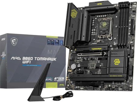 MSI MAG B860 Tomahawk Wi-Fi Intel LGA1851 DDR5 ATX Anakart Outlet