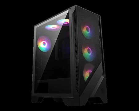 MSI MAG FORGE 121A B75 PCIE5 Temperli Cam 4 x120mm Auto RGB Fan 750W Bronz ATX Gaming Bilgisayar Kasası