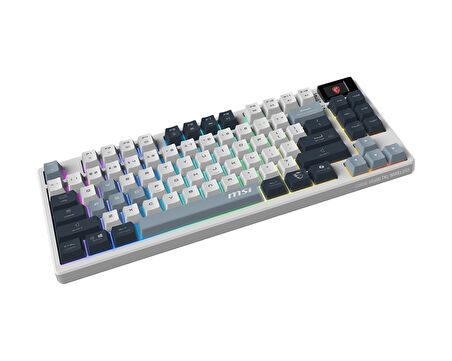 MSI FORGE GK600 TKL WIRELESS SKY TR RGB Mekanik Gaming (Oyuncu) Klavye