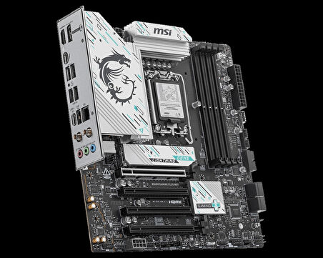 TEKNOTEG - MSI B860M GAMING PLUS WIFI SOKET 1851 DDR5 8600MHZ(OC) 3xM.2 1x TB4 HDMI DISPLAY 5G LAN WIFI 7 mATX