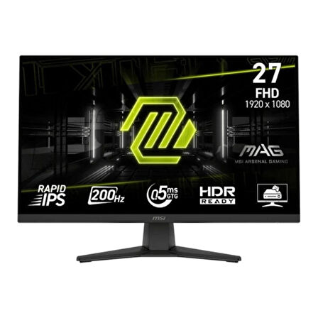 MSI MAG 272F 27 inç 200Hz 0.5ms Full HD Adaptive Sync Rapid IPS Gaming Monitör