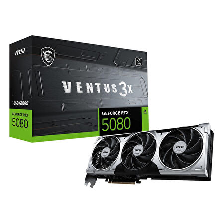 MSI Ventus 3X Plus GeForce RTX 5080 16GB GDDR7 256Bit HDMI/DP Ekran Kartı