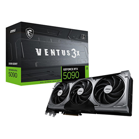 MSI Ventus 3X GeForce RTX 5090 32GB GDDR7 512Bit HDMI/DP Ekran Kartı