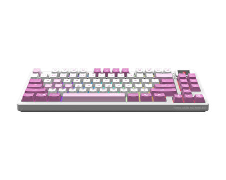 MSI FORGE GK600 TKL WIRELESS VIOLET TR RGB Mekanik Gaming (Oyuncu) Klavye