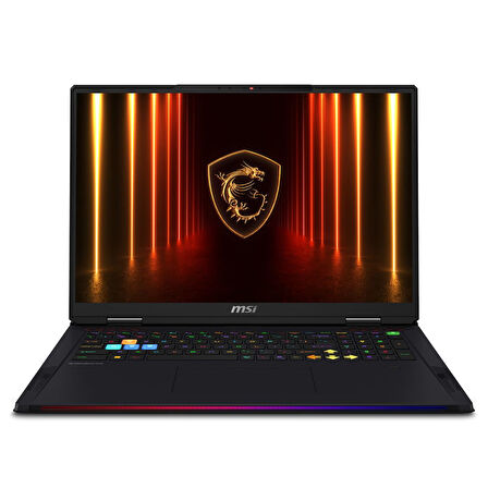 MSI Raider 18 HX AI A2XWJG-215TR Ultra 9 285HX 64GB DDR5 4TB SSD 24GB RTX5090 GDDR7 18.0 UHD+ MiniLed 120Hz Windows 11 Home