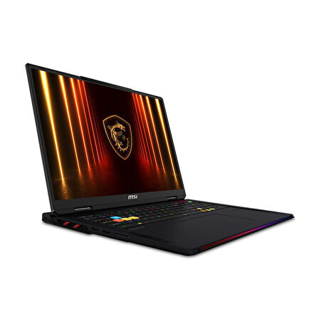 MSI Raider A18 HX A9WIG-092TR Ryzen 9 9955HX3D 64GB DDR5 2TB SSD 16GB RTX5080 GDDR7 18.0 UHD+ MiniLed 120Hz Windows 11 Home