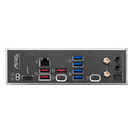 MSI MAG B850M Mortar WiFi DDR5 (8200MHz)OC M.2 HDMI/USB-C PCIe 5.0 AM5 mATX Anakart