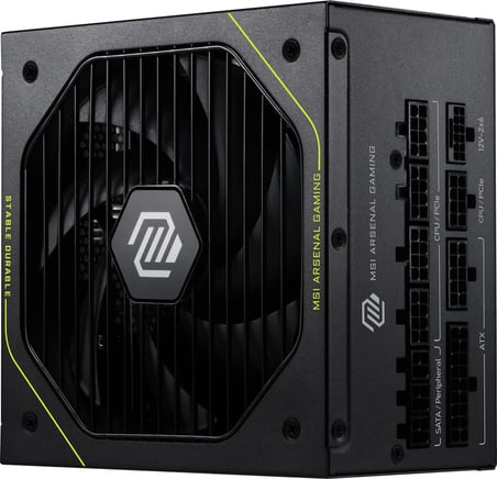 MSI 1200W 80+ PLATINUM MAG A1200PLS PCIE5 Tam Modüler Power Supply