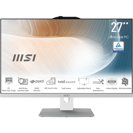 MSI Modern AM272P 1M-1619EU Core 7 150U 16GB 1TB SSD 27 FHD Windows 11 Home