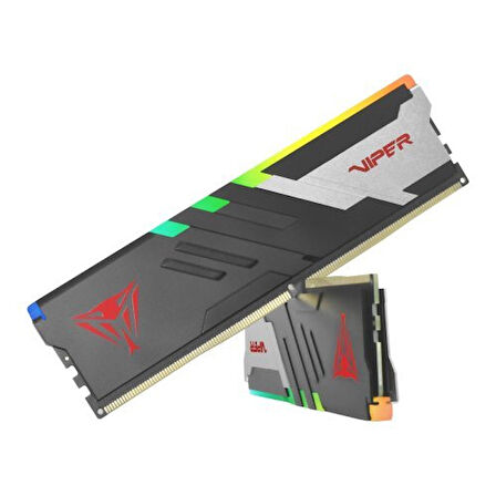 Patriot Viper Venom RGB PVVR532G720C34K 32GB (2x16GB) DDR5 7200MHz CL34 Gaming Ram (Bellek)