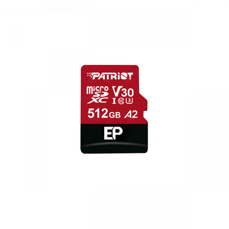 Patriot EP Series 512GB microSDXC V30 A2 U3 UHS-I Class 10 Hafıza Kartı PEF512GEP32MCX