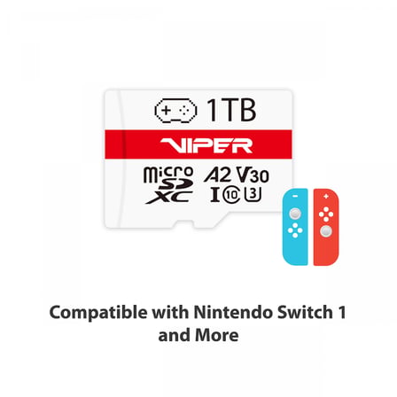 Patriot Viper Gaming Series 1TB microSDXC V30 A2 U3 UHS-I Class 10 Hafıza Kartı PV1TBGM32MCX