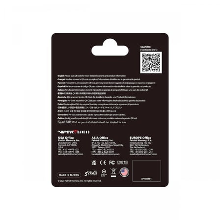 Patriot Viper Gaming Series 1TB microSDXC V30 A2 U3 UHS-I Class 10 Hafıza Kartı PV1TBGM32MCX