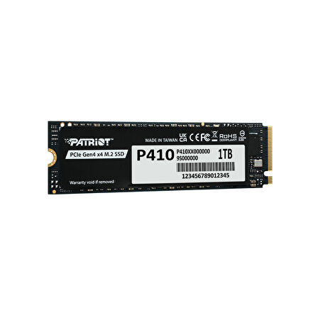 Patriot P410 PCIe Gen4 x4 (NVMe 1.4) M.2 2280 SSD R/5000 W/4500 [1TB] (P410P1TBM28H)