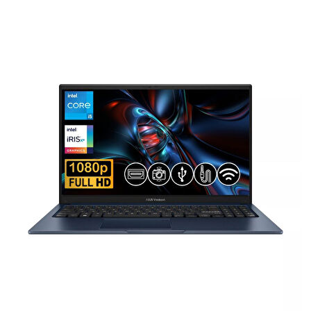Asus Vivobook 15  i5-1334U 16GB 128 GB M.2 SSD X1504VA-NJ2405 ATL5 15.6" Fdos Taşınabilir Bilgisayar