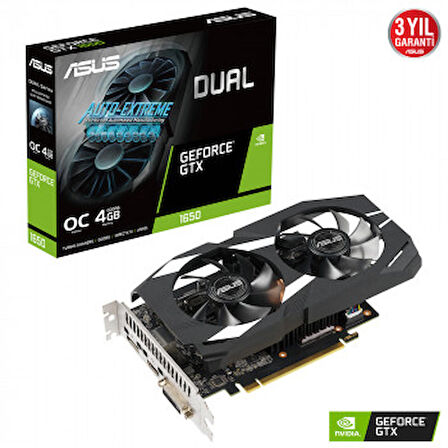 Asus Dual GTX 1650 128 Bit GDDR6 4 GB Ekran Kartı