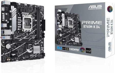 Asus Prime B760M-K D4 Intel LGA1700 DDR4 Micro ATX Anakart Outlet