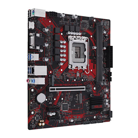 Asus EX-B760M-V5 Intel B760 LGA 1700 DDR4 5333 MHz Masaüstü Anakart