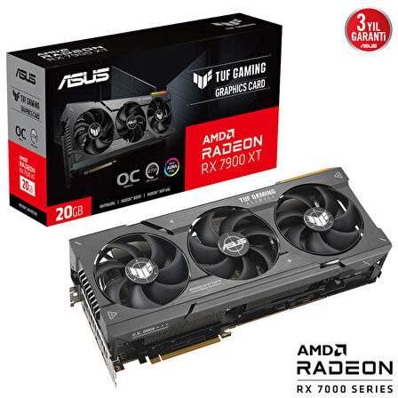 Asus Tuf Gaming RX 7900 320 Bit GDDR6 20 GB Ekran Kartı