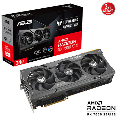 Asus Tuf Gaming RX 7900 384 Bit GDDR6 24 GB Ekran Kartı