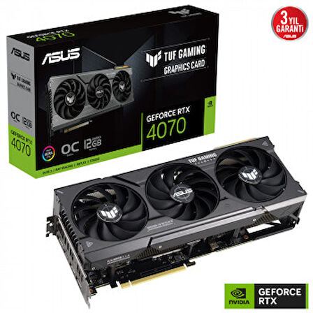 Asus Tuf Gaming RTX 4070 192 Bit GDDR6X 12 GB Ekran Kartı