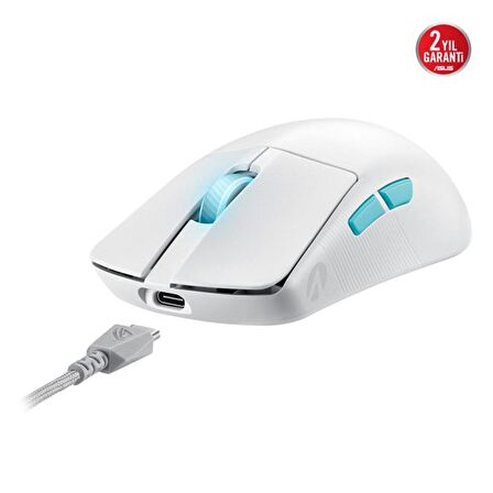ASUS ROG Harpe Ace Aim Lab Wireless Beyaz Gaming Mouse