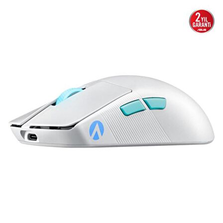 ASUS ROG Harpe Ace Aim Lab Wireless Beyaz Gaming Mouse