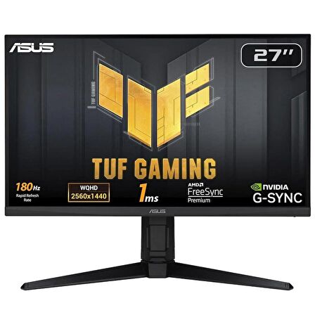 ASUS TUF GAMING VG27AQL3A 27 1ms 180Hz 2K FAST IPS FreeSync ve G-Sync Uyumlu MM Monitor