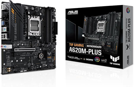 Asus Tuf Gaming A620M-Plus AMD AM5 DDR5 Micro ATX Anakart Outlet