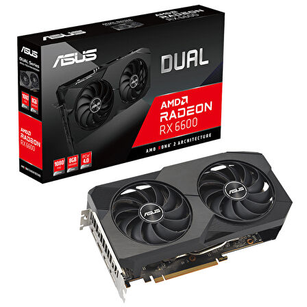 Asus Dual RX 6600 128 Bit GDDR6 8 GB Ekran Kartı