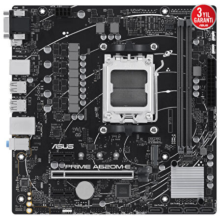 Asus Prime A620M-E AMD A620 AM5 DDR5 6400 MHz Masaüstü Anakart