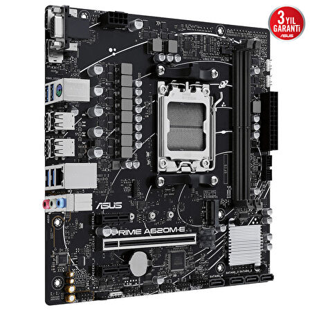 Asus Prime A620M-E AMD A620 AM5 DDR5 6400 MHz Masaüstü Anakart