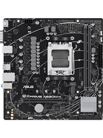  Asus Prime A620M-K AMD AM5 DDR5 Micro ATX Anakart OUTLET