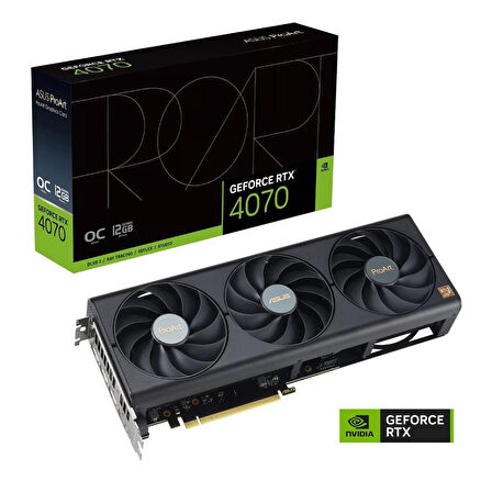 Asus ProArt RTX 4070 192 Bit GDDR6X 12 GB Ekran Kartı