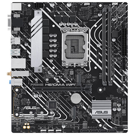 Asus Prime H610M-A WIFI D5 Intel H610 Soket 1700 DDR5 5600MHz mATX Gaming (Oyuncu) Anakart