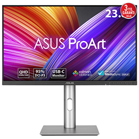 ASUS ProArt Display PA24ACRV 24″ 75Hz 5ms 2K QHD VESA DisplayHDR 400 IPS Profesyonel  Monitör