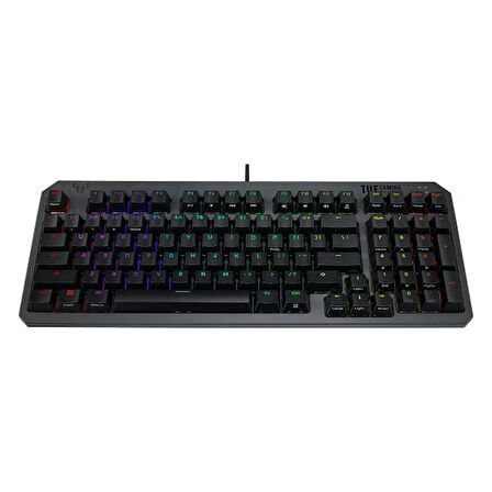 ASUS TUF Gaming K3 RD/TR GEN II Red Switch Kablolu Türkçe RGB Optik Mekanik Gaming Klavye