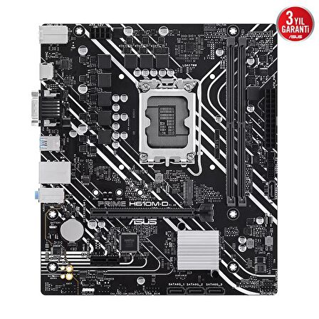 Asus Prime H610M-D D5 1700P Vga Hdmi