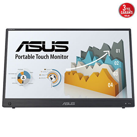 ASUS ZenScreen Touch MB16AMTR 16" 5ms 60Hz  Full HD IPS Taşınabilir Dokunmatik Monitör