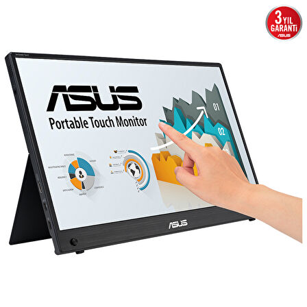 ASUS ZenScreen Touch MB16AMTR 16" 5ms 60Hz  Full HD IPS Taşınabilir Dokunmatik Monitör