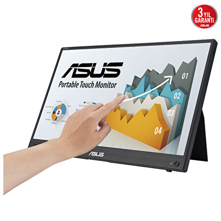 ASUS ZenScreen Touch MB16AMTR 16" 5ms 60Hz  Full HD IPS Taşınabilir Dokunmatik Monitör