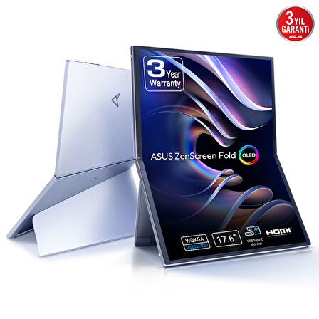 ASUS ZenScreen MQ17QH 17.3" 0.2ms 60Hz 2.5K QHD Taşınabilir Monitör