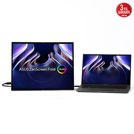 ASUS ZenScreen MQ17QH 17.3" 0.2ms 60Hz 2.5K QHD Taşınabilir Monitör