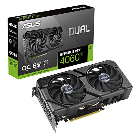 Asus GeForce RTX 4060 Ti DUAL EVO OC 8GB GDDR6 128Bit HDMI/DP Ekran Kartı