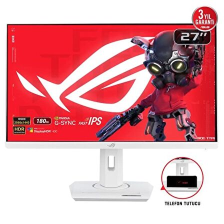 ASUS ROG Strix XG27ACS-W 27 inç 180Hz 1ms WQHD Adaptive Sync Fast IPS Gaming Monitör
