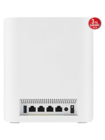 Asus Zenwifi Bt8 BE14000 Wifi7 Tri-Band Kablosuz Mesh Sistemi (Beyaz, Ikili Paket)