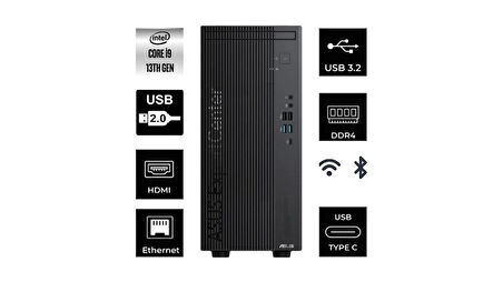 ASUS D700ME  Intel Core i9-13900K 16GB 1TB SSD Freedos D700ME-5135000410-260