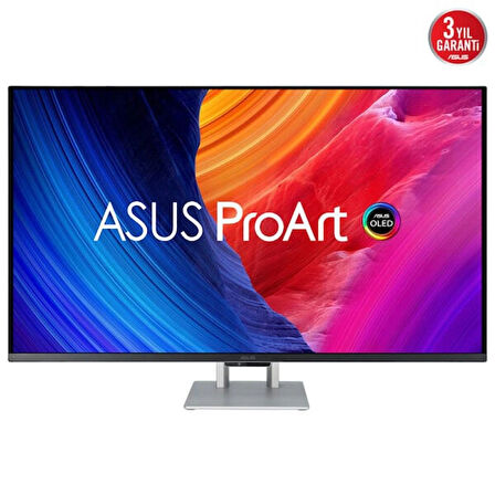ASUS ProArt OLED PA32UCDM 31.5 inç 240Hz 0.1ms 4K UHD Adaptive Sync QD-OLED Pivot Monitör